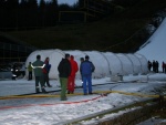 Vorbereitungen des FIS-Weltpokals im Skispringen in Harrachov